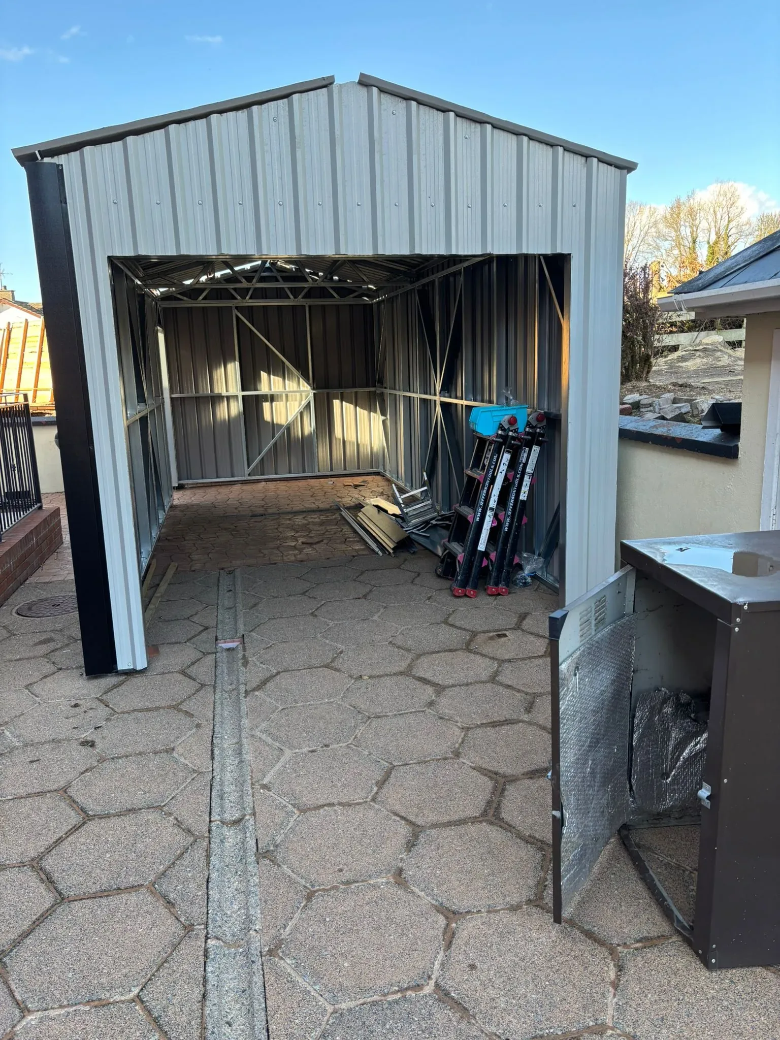 Shed Construction Process